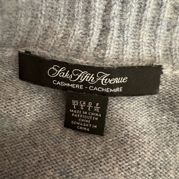 2 for 1 Cashmere Saks Cardigans - pink and blue - Picture 10 of 10